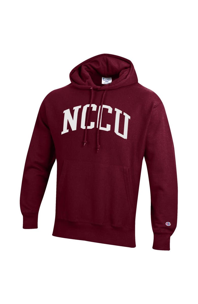 Champion Men's Champion Maroon North Carolina Central Eagles Tall Arch Pullover Hoodie, Alternate, color, 