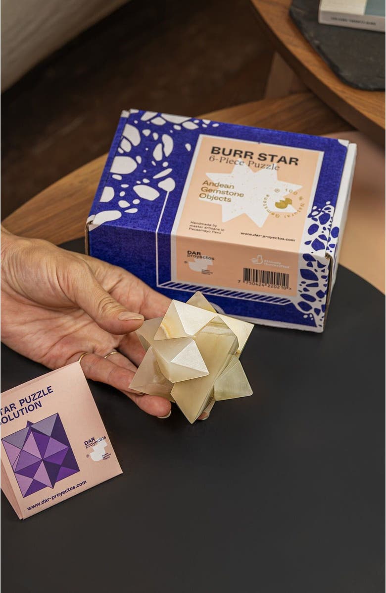 DAR PROYECTOS Burr Star Puzzle, Alternate, color, Multi