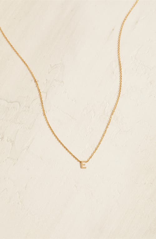 Set & Stones Cheyenne Initial Pendant Necklace In Gold/i