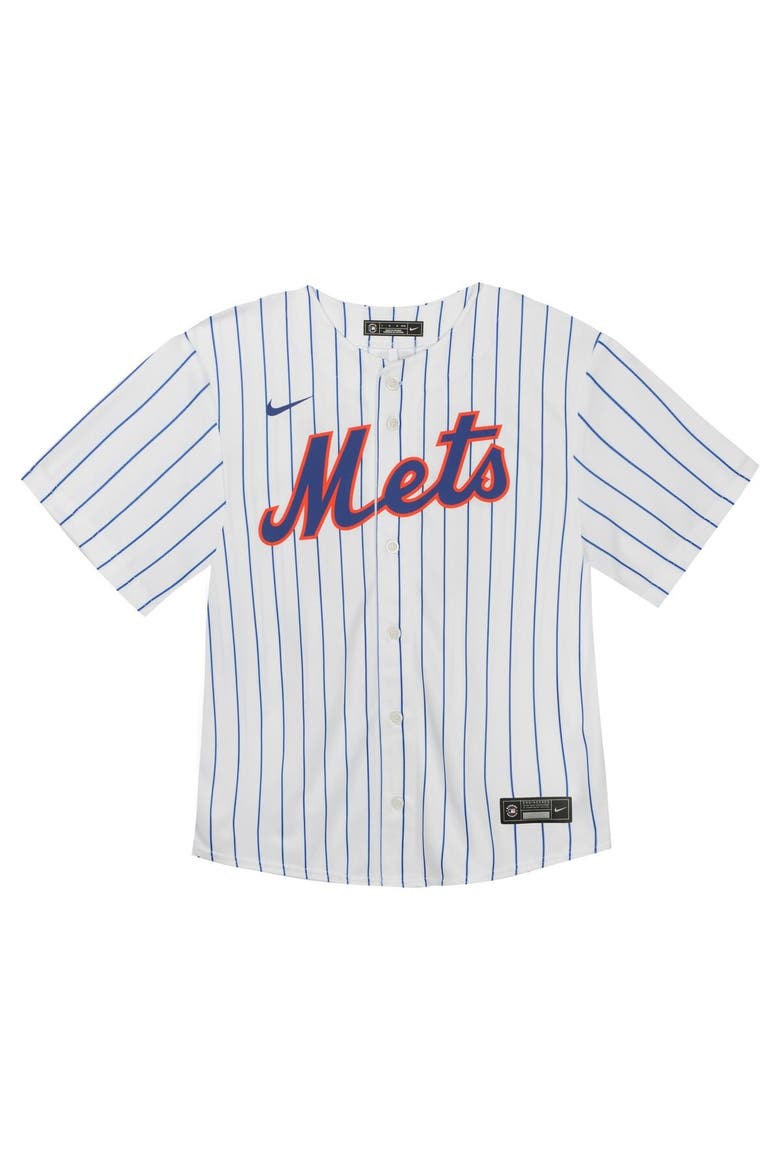 Toddler Nike  White New York Mets Home Game Jersey, Alternate, color, White