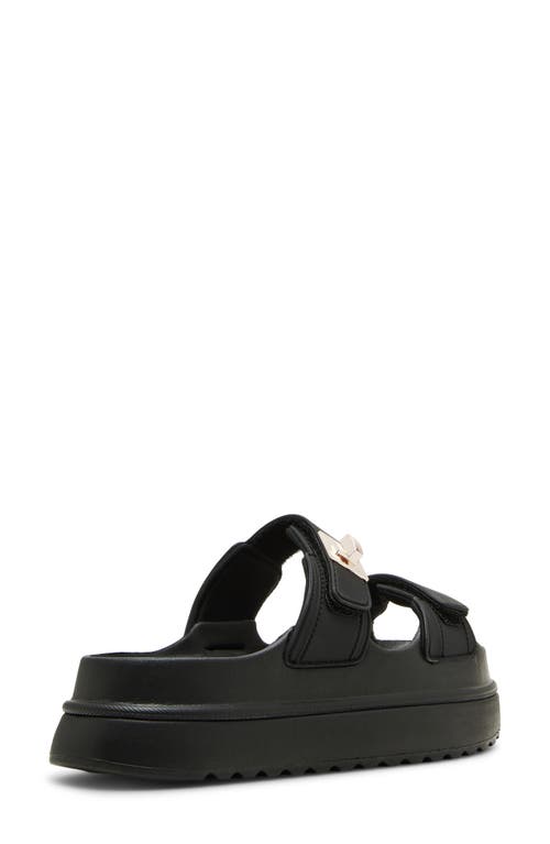 Steve Madden Bigschmona Platform Sandal In Black
