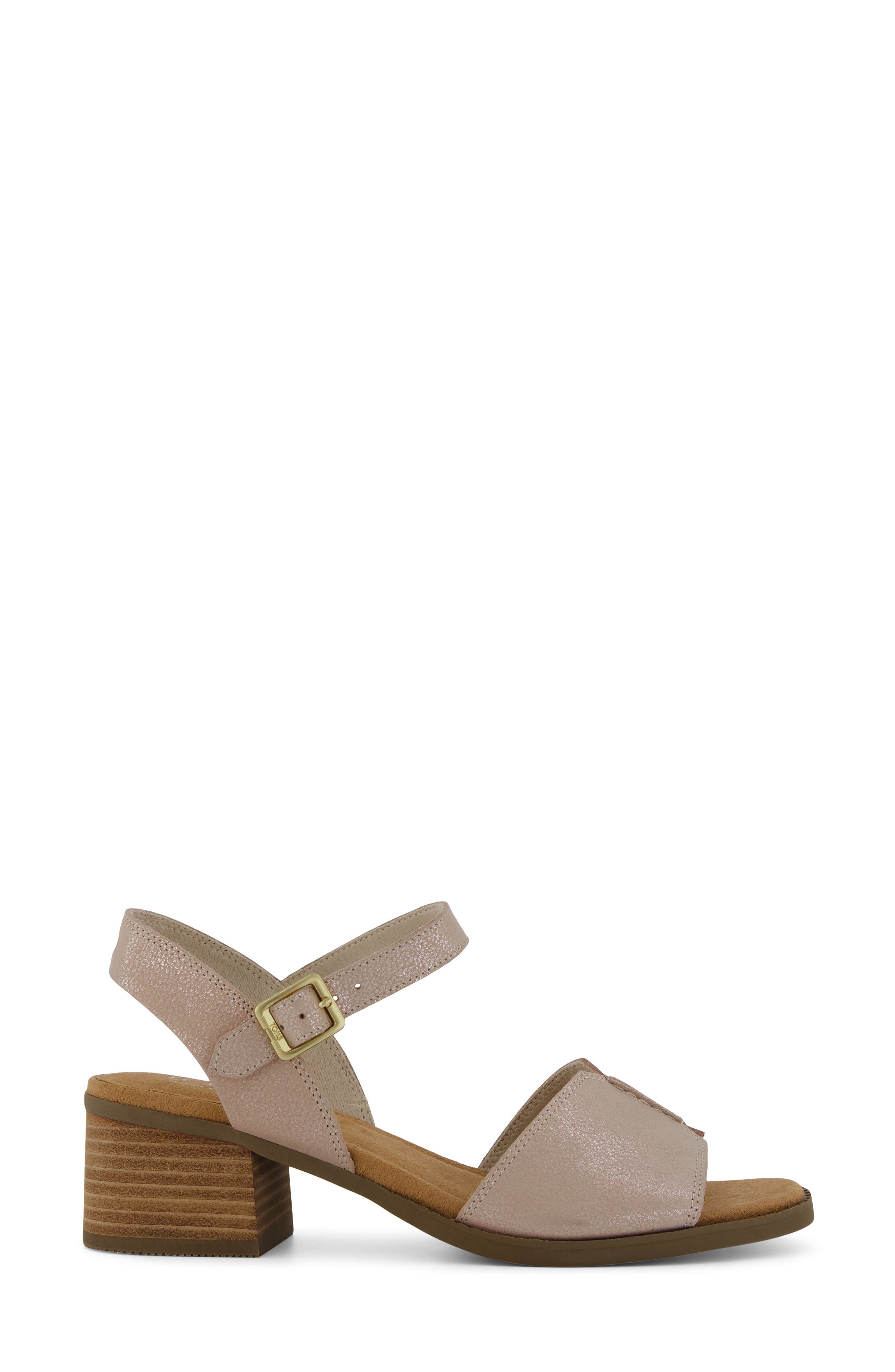 Eloise Heeled Open Toe Sandal, Alternate, color, GOLD