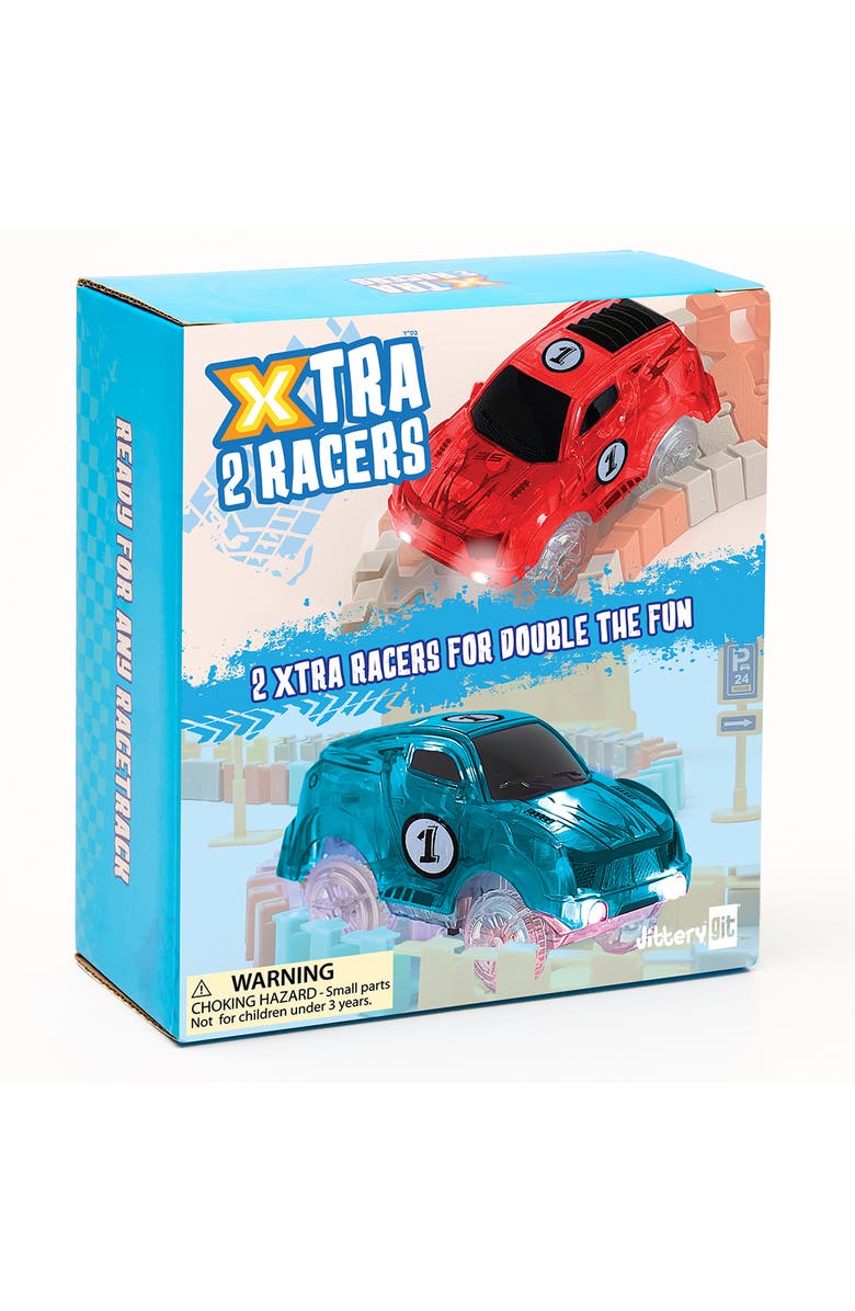 JitteryGit Flashtrack Race Cars, Main, color, Blue - Red