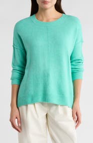 Vince Camuto Center Seam Crewneck Sweater