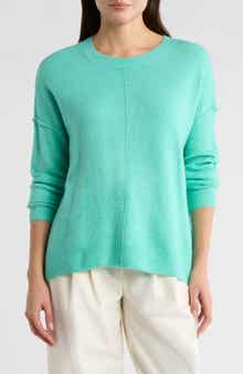 Vince Camuto Center Seam Crewneck Sweater