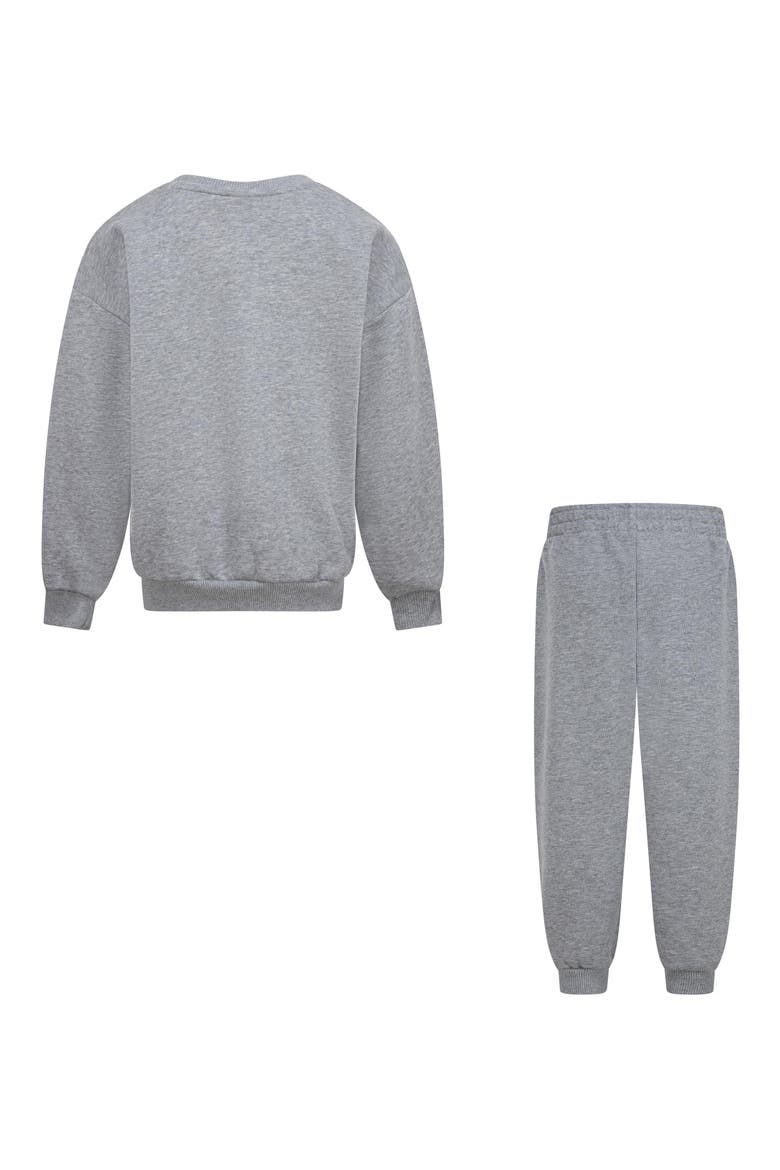 Kids' Essential Fleece Sweatshirt & Joggers Set, Alternate, color, 042DK GREY