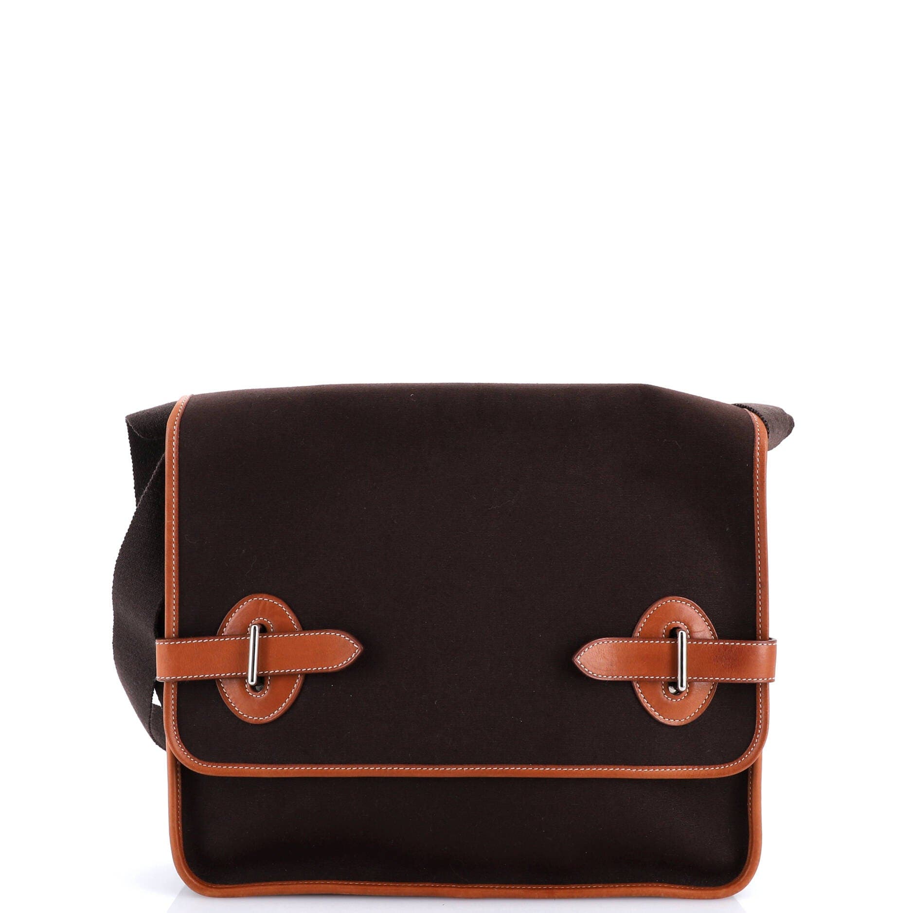 Pre-Owned Hermes Buenaventura Messenger Bag Toile PM, Main, color, 