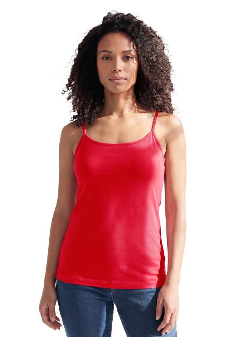Plus Size Cami With Built-In Bra And Adjustable Straps (Plus)