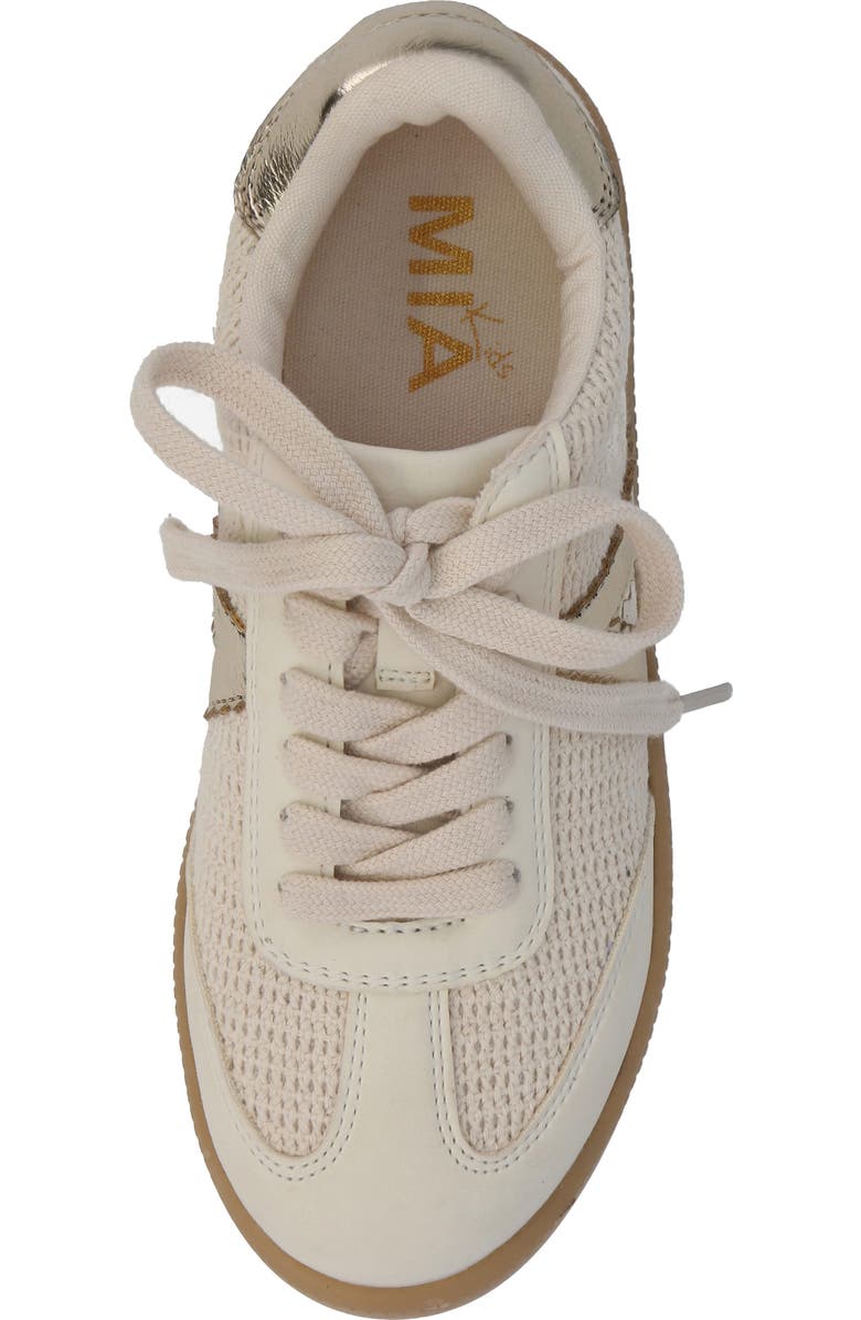 MIA Kids' Axel Sneaker, Alternate, color, Beige/ Gold