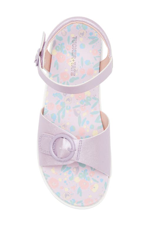 Tucker + Tate Kids' Isabel Sandal In Lavender Shimmer