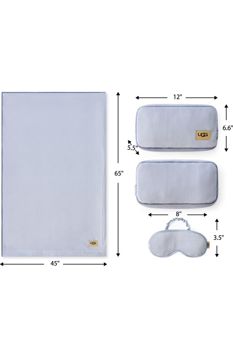 UGG<sup>®</sup> Raegan 3-Piece Travel Set, Alternate, color, Misty Wisteria