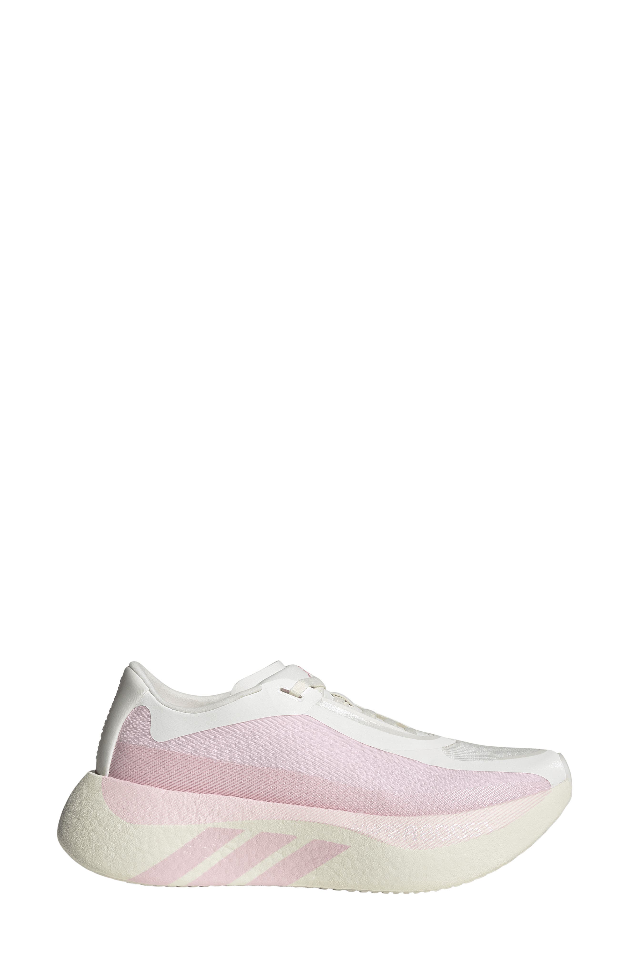 Hyperboost Edge Running Shoe, Alternate, color, OFF WHITE/CLEAR PINK