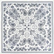 Lost Pattern "Paisley" Silk Bandana Scarf