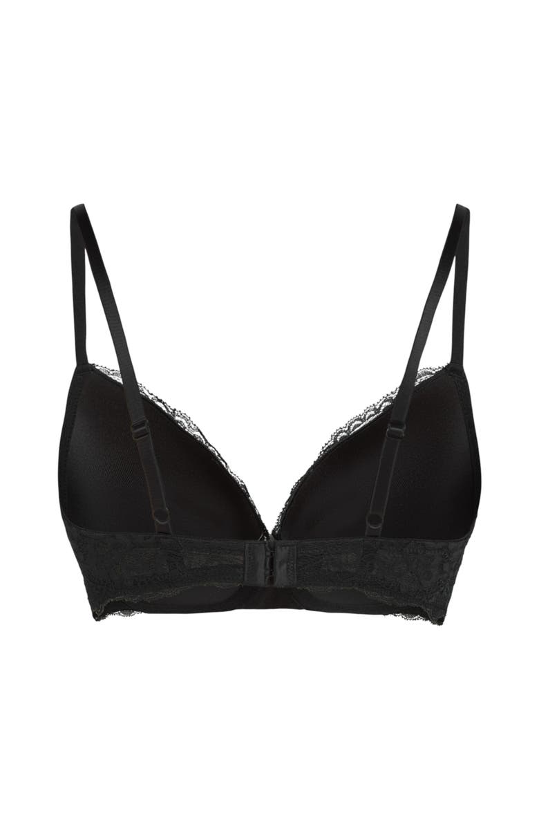 Hunkemöller Marine Padded Push-Up Underwired Bra, Alternate, color, Caviar