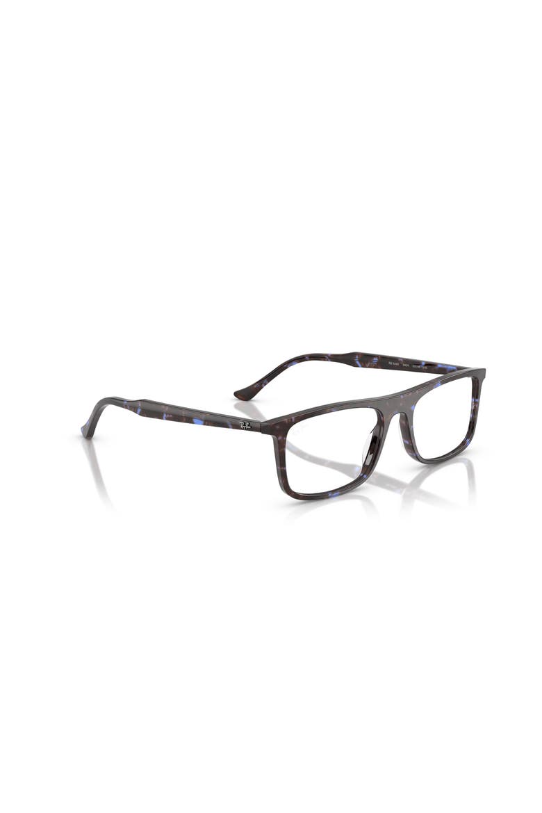 55mm Rectangle optical glasses, Alternate, color, Blue