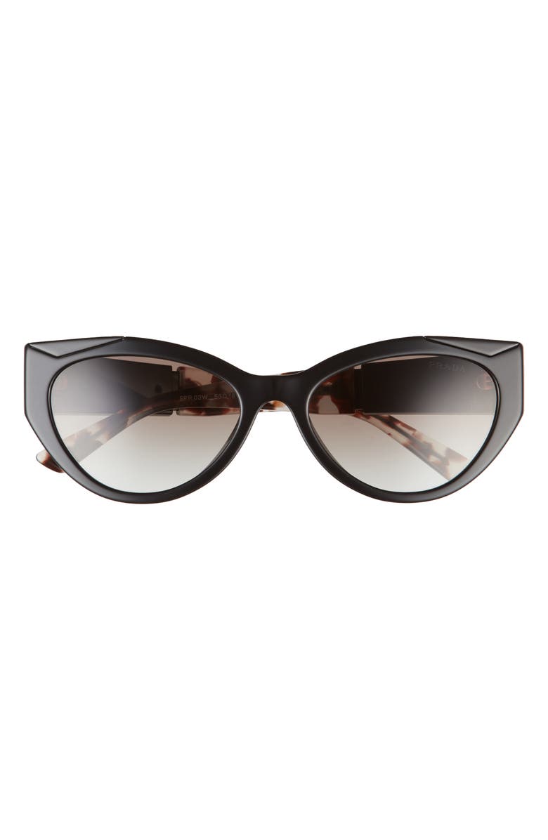 Prada 55mm Gradient Cat Eye Sunglasses, Main, color, 