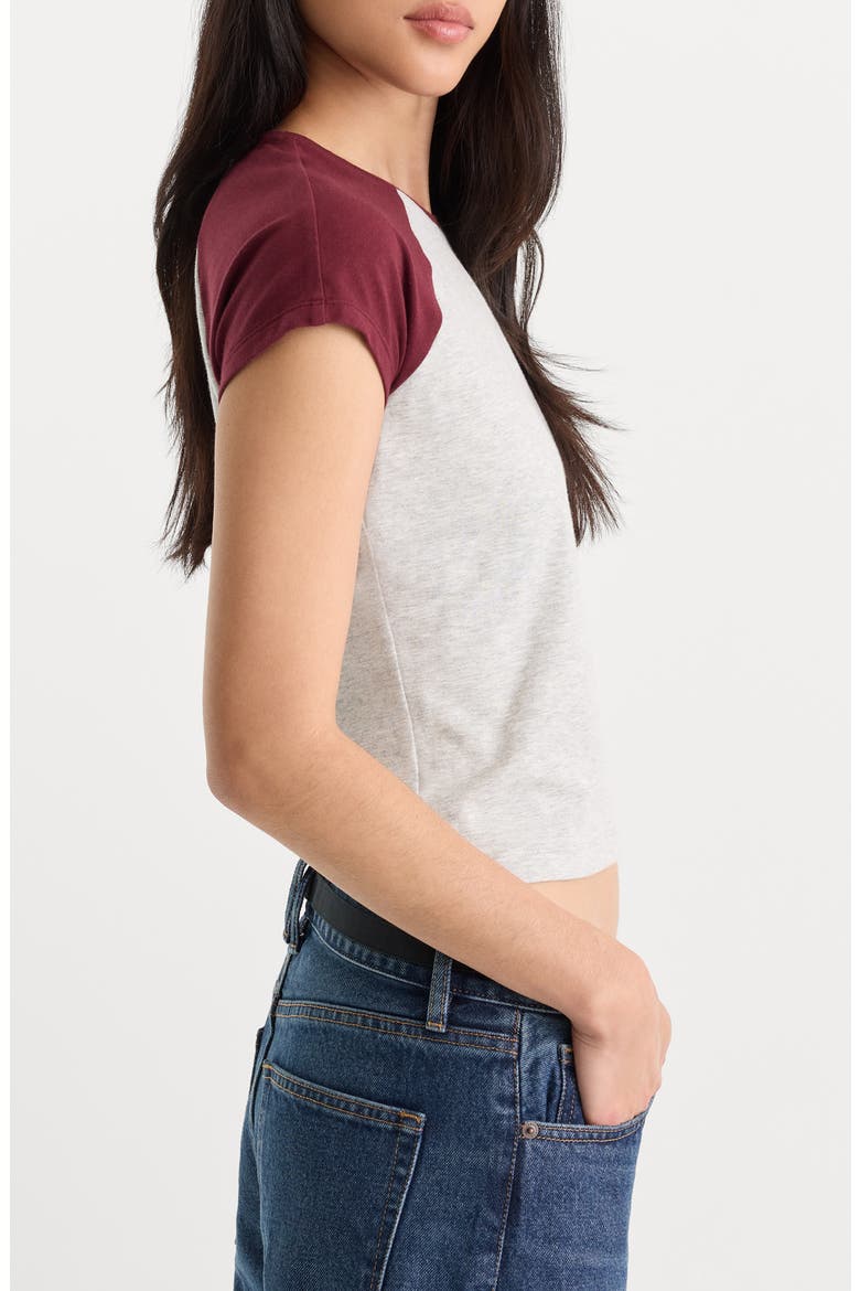 The Raglan Tee, Alternate, color, VINTAGE GREY