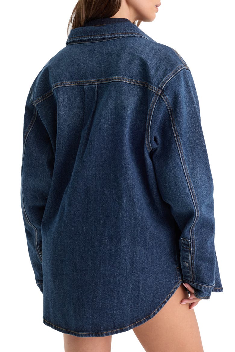 The Denim Overshirt, Alternate, color, INDIGO1339