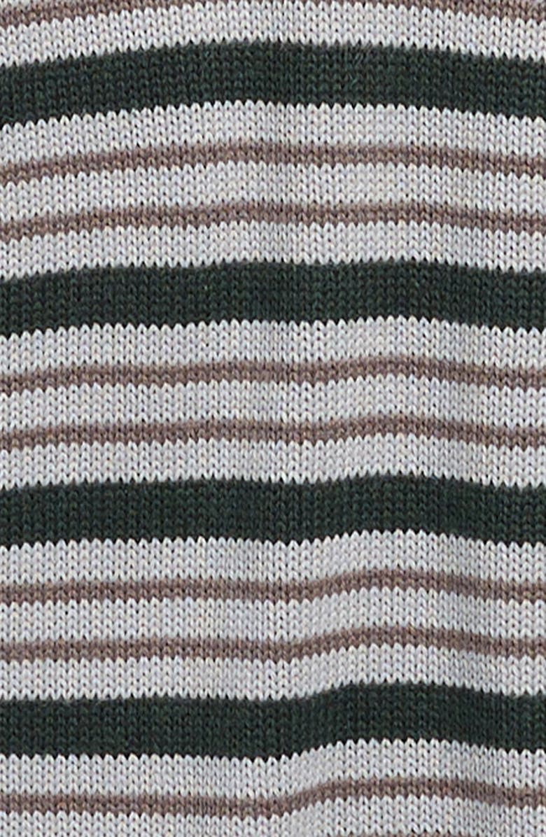 Splendid Forest Fun Stripe Polo Romper, Alternate, color, Deep Forest Stripe