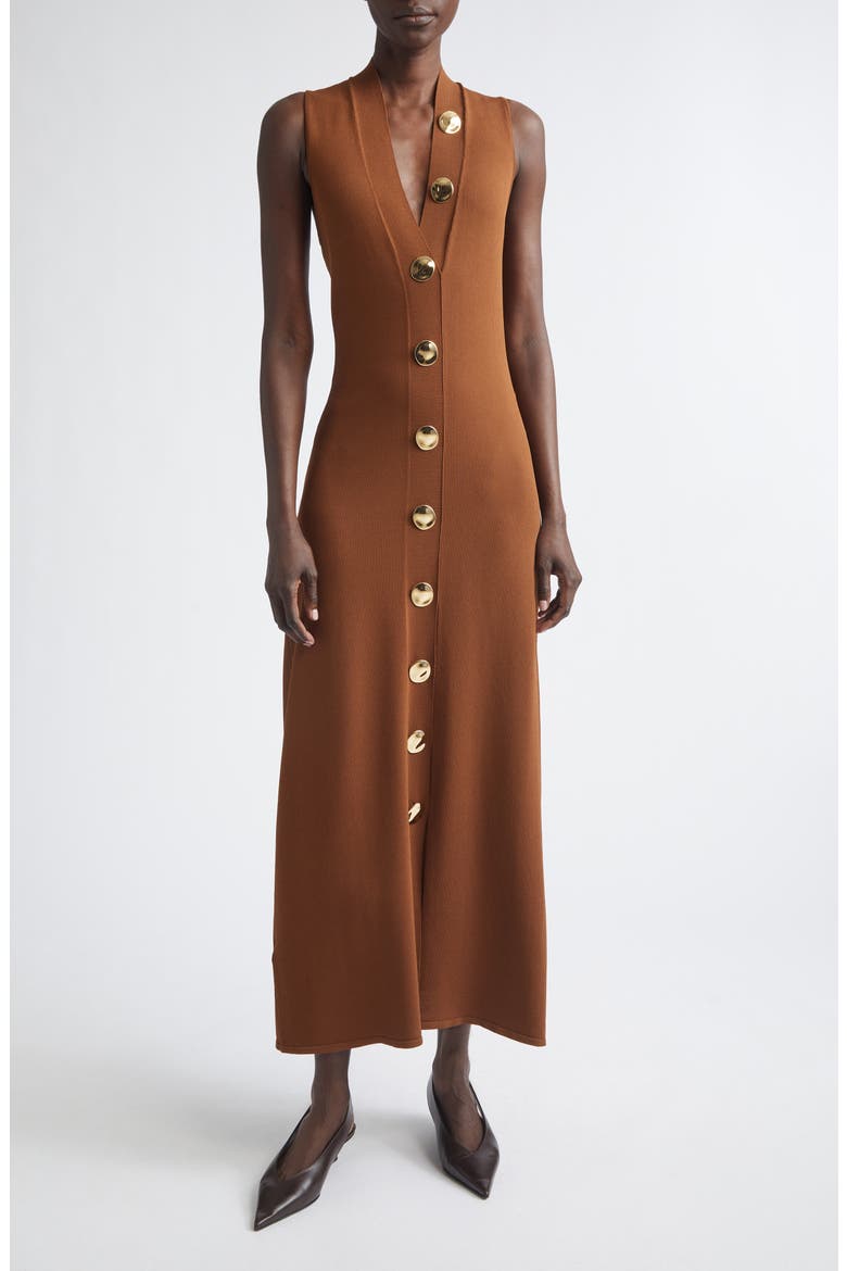 Axia Maxi Sweater Dress, Main, color, 000258 TOFFEE