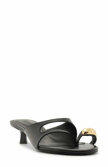 Schutz Elliote Kitten Heel Slide Sandal