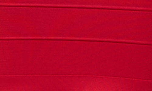 Herve Leger The Sophie Dress In Lipstick Red