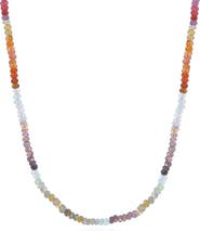 The Lovery Fine Jewelry Tundra Garnet Bead Necklace
