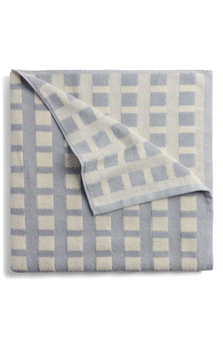 Parachute Capri Check Beach Towel, Main, color, Natural With Sky