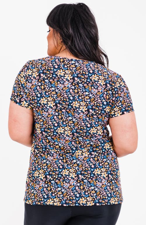 Calypsa Plus Size Anna Swim Tunic In Blue