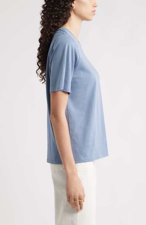 Nordstrom Relaxed Fit Pima Cotton Crewneck T-shirt In Blue