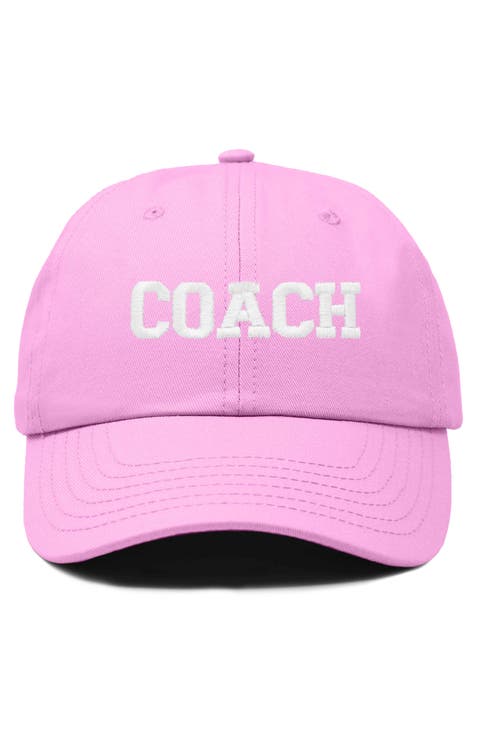 Coach Embroidered Sports Dad Cap