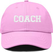 Dalix Coach Embroidered Sports Dad Cap