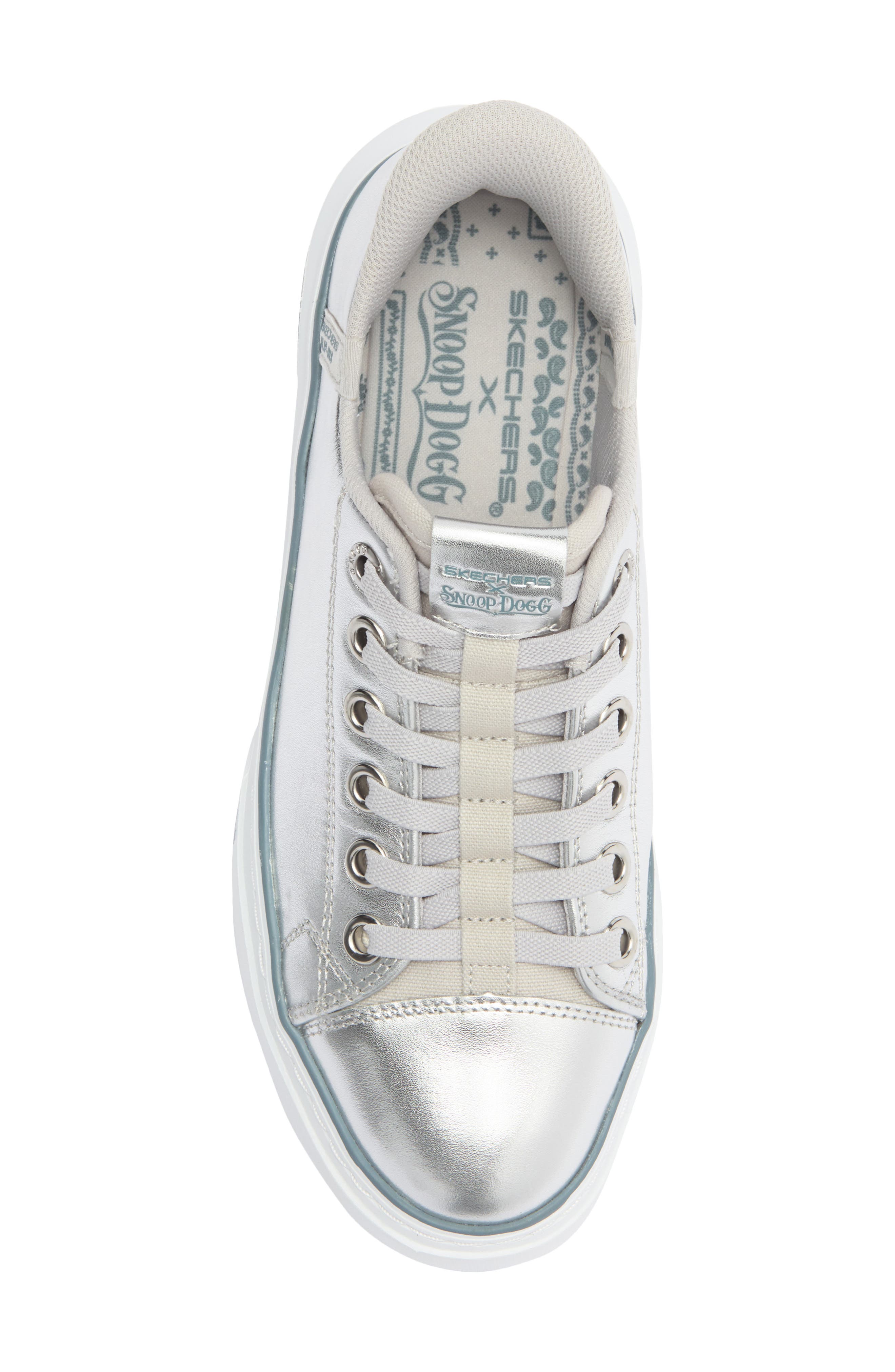 SKECHERS Slip-ins Snoop Dogg: Snoop One Sneaker, Alternate, color, Silver