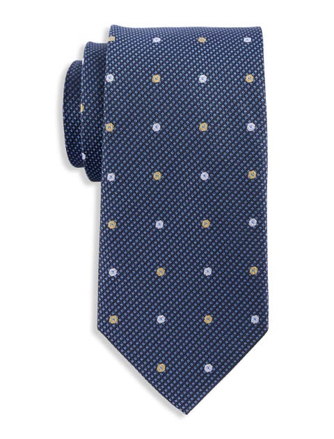 Textured Dot Silk Tie