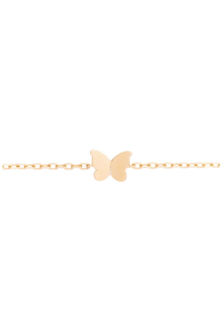 Butterfly Pendant Bracelet, Alternate, color, YELLOW GOLD