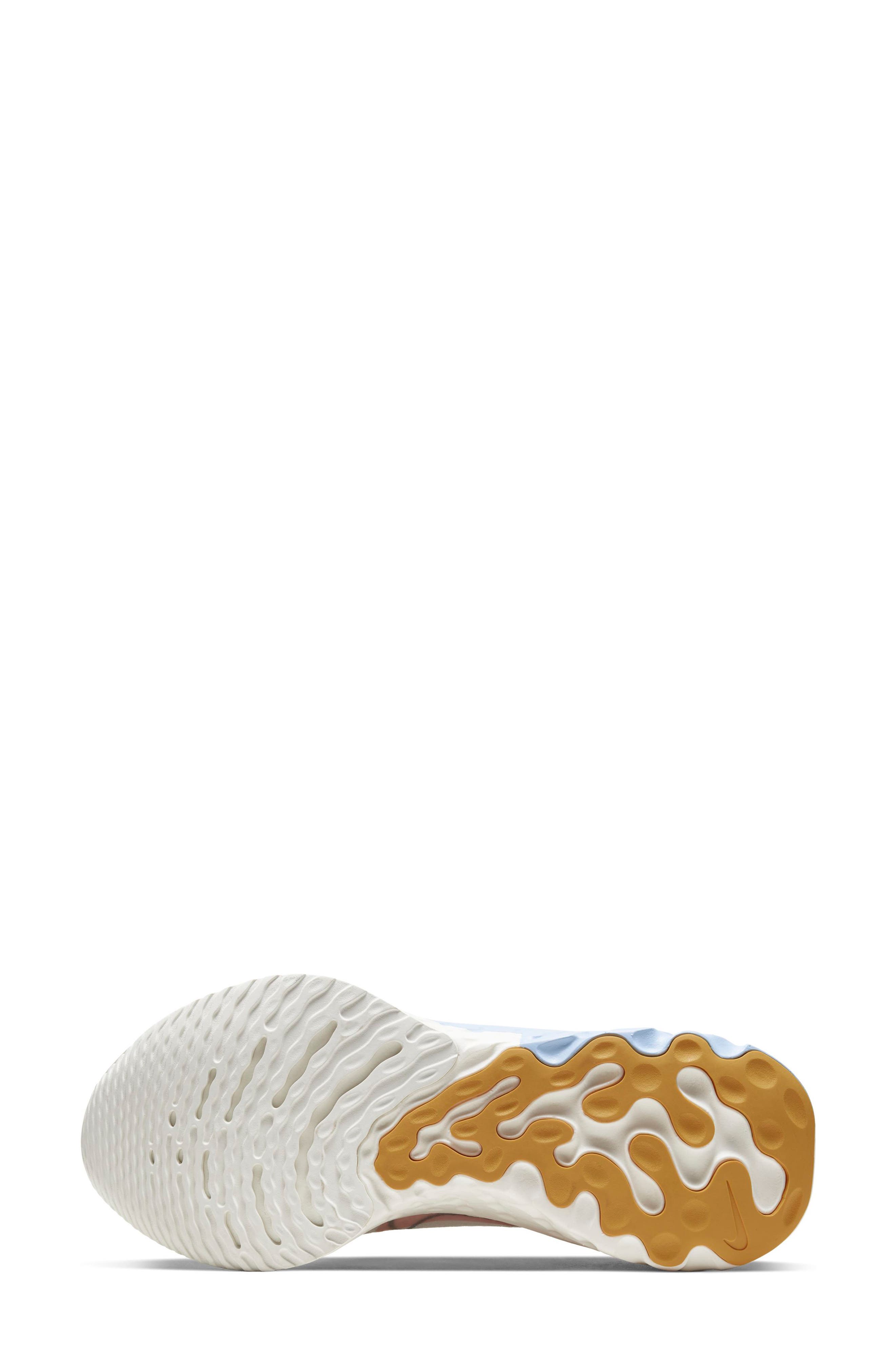 React Infinity Run Flyknit Running Shoe, Alternate, color, PLTNM TNT/WSHD CRL-PSYCHC BLU