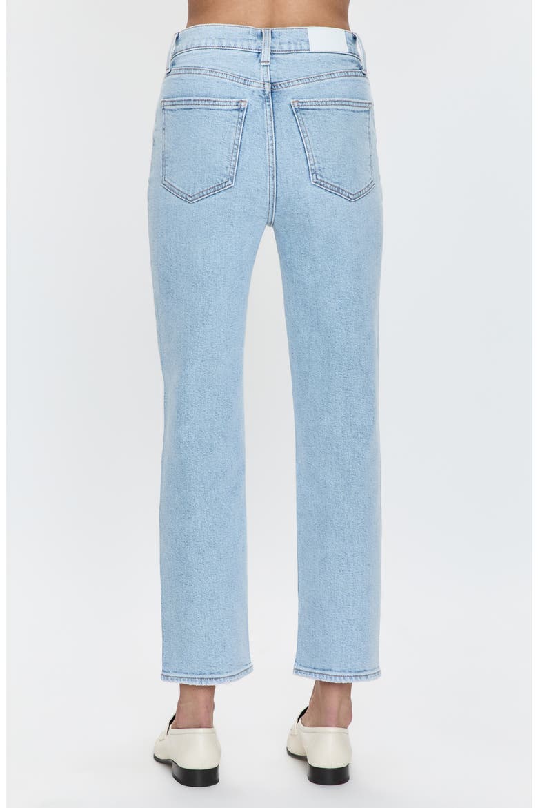 Charlie High Waist Ankle Straight Leg Jeans, Alternate, color, SUN-KISSED