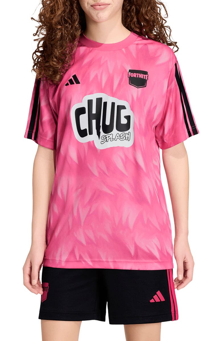 adidas Originals x Fortnite Kids' Cuddle Team Leader Jersey, Alternate, color, Solar Turbo