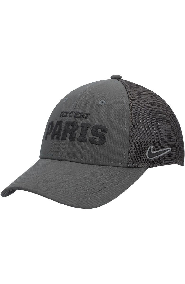 Nike Youth Nike Anthracite Paris Saint-Germain Legacy91 Performance Flex Hat, Main, color, Anthracite