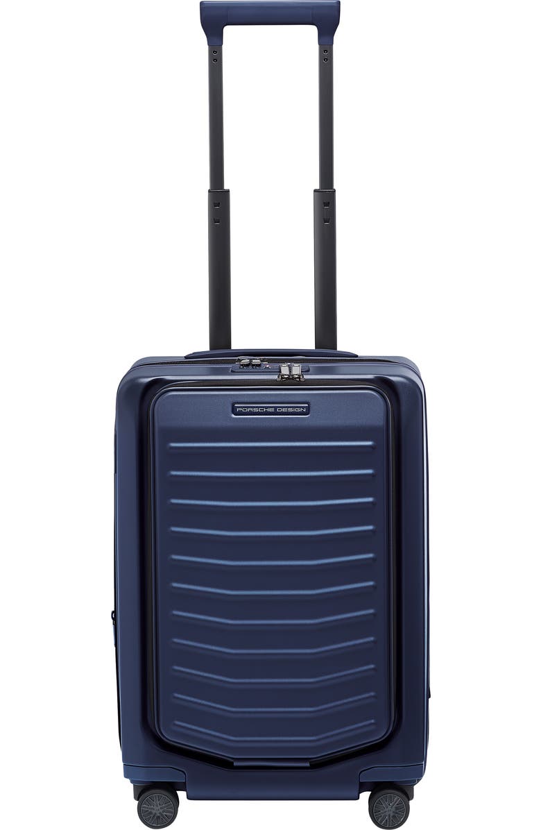 Porsche Design Roadster Carry-On Expandable 21-Inch Spinner Suitcase, Main, color, Matte Blue