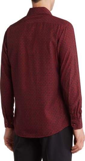 Slim Fit Wrinkle Resistant Performance Stretch Button-Up Shirt