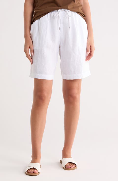 Linen Bermuda Shorts