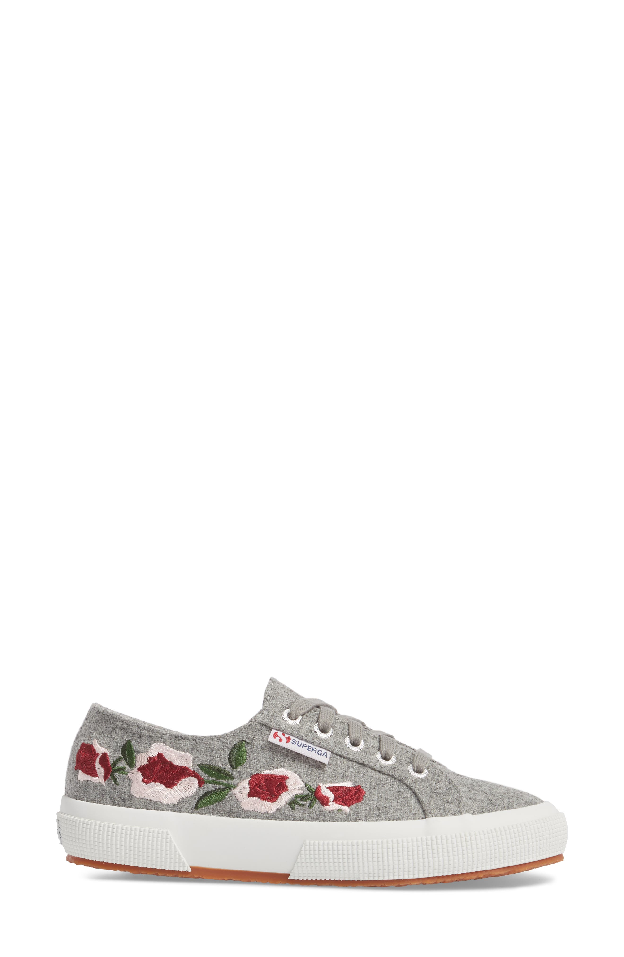 Superga 2750 Embroidered Sneaker, Alternate, color, 