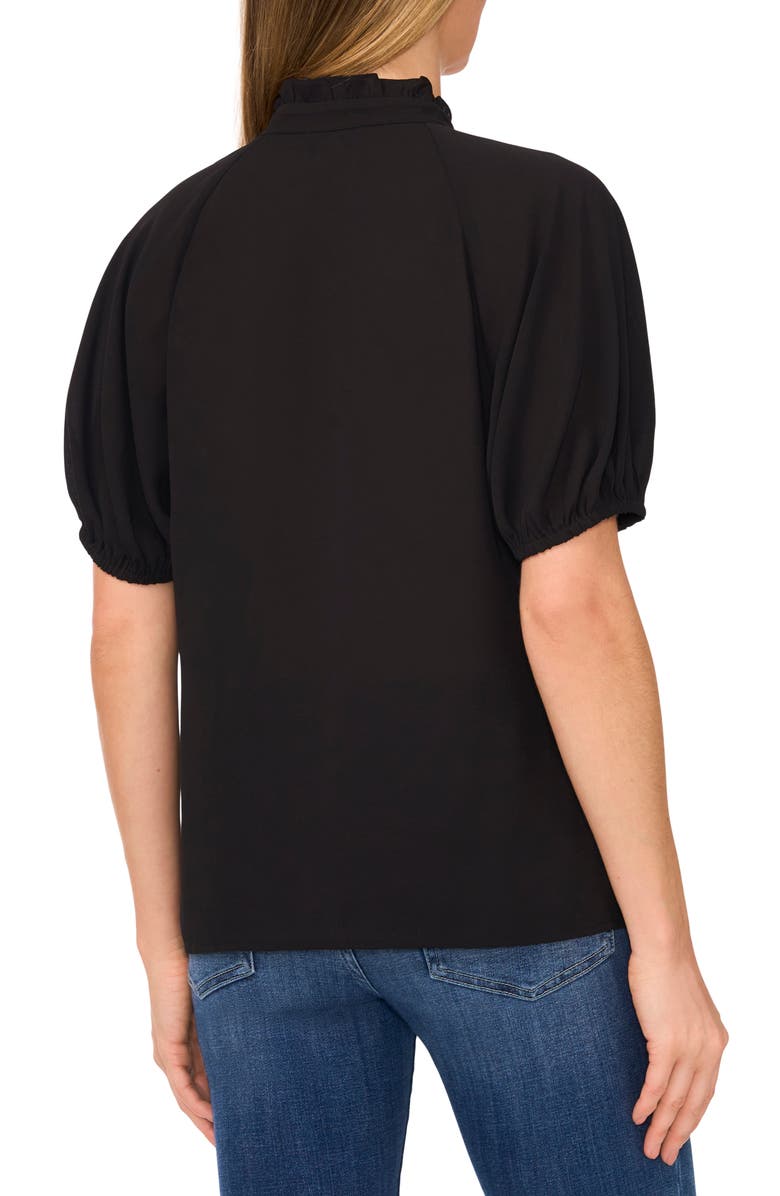 CeCe Ruffle Neck Chiffon Top, Alternate, color,