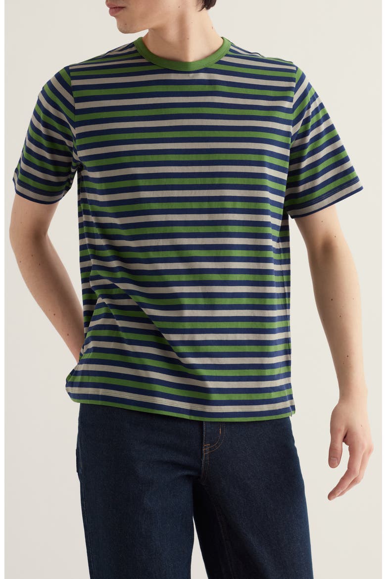 Seven Seas Sailor Organic Cotton T-Shirt, Main, color, DUET MINI CORNISH GREEN BEAN