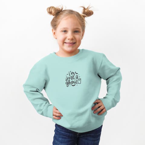 I'm Just A Ghoul Toddler Graphic Sweatshirt