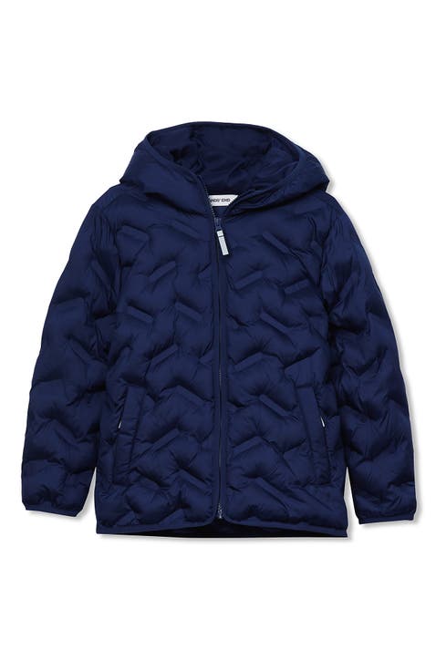 Kids Water Resistant Seamless Quilt Insulated Jacket
