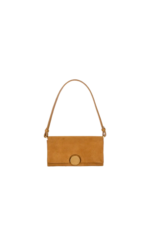 12AM Suede Baguette Bag