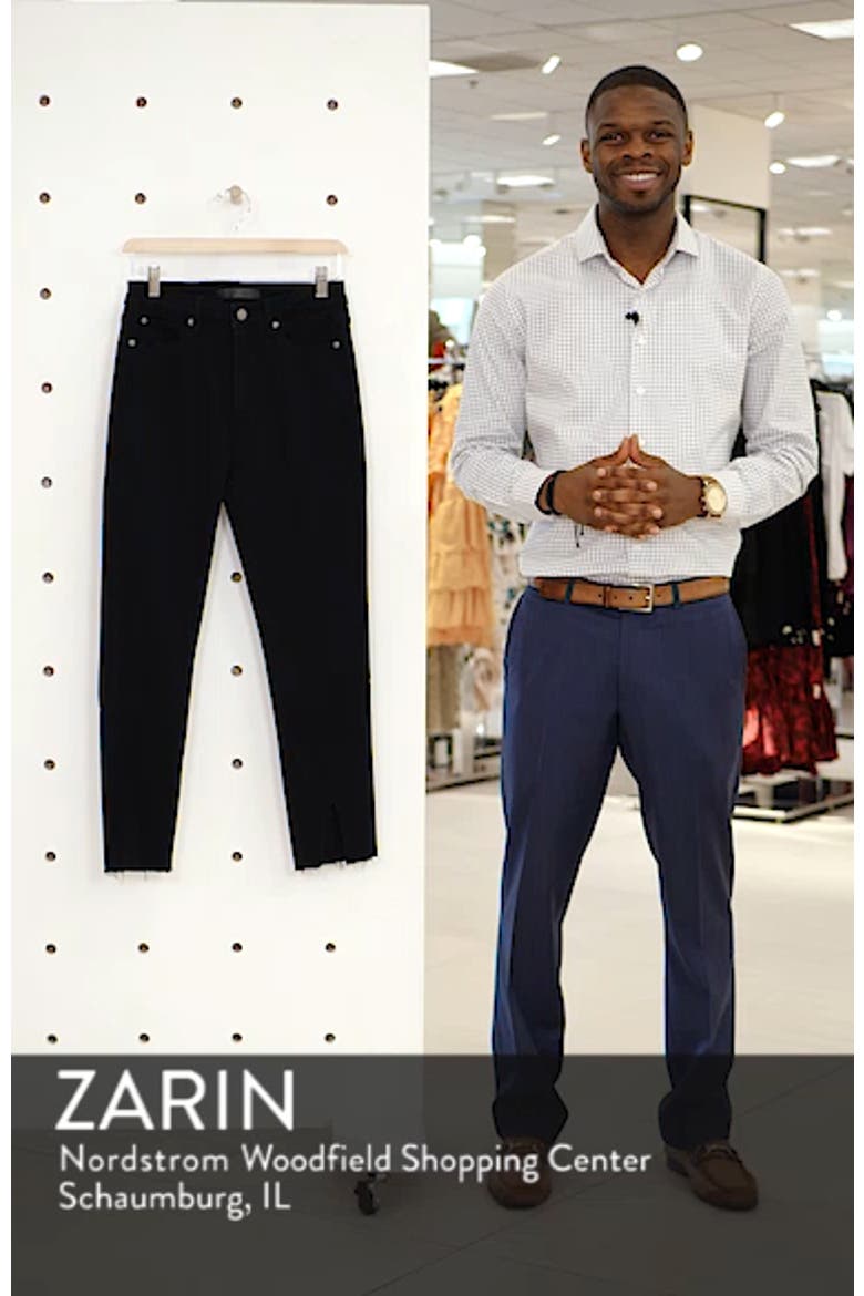 High Waist Split Hem Skinny Jeans video