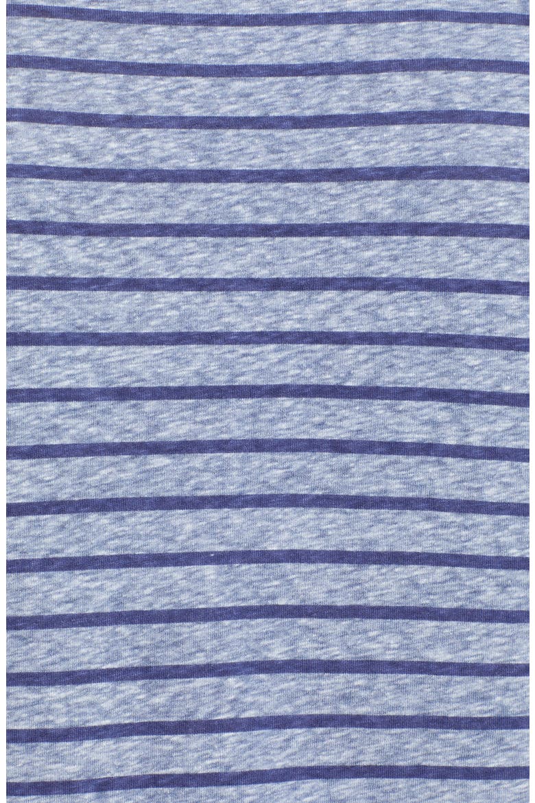 Men's Trim Fit Stripe Ringer T-Neck, Alternate, color, DARK SAPPHIRE